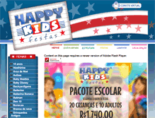 Tablet Screenshot of happykidspg.com.br